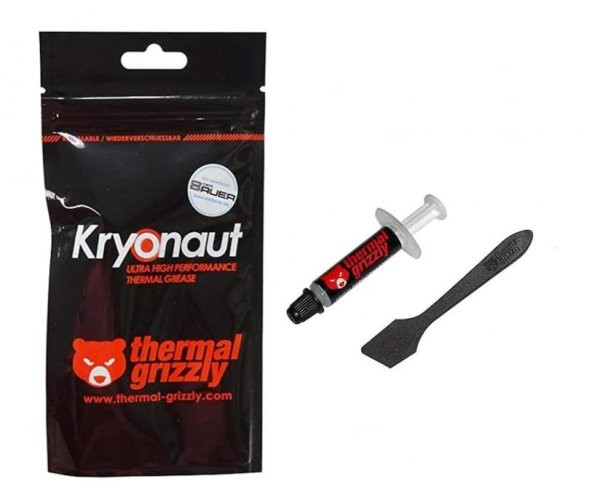 THERMALGRIZZLY Kryonaut 1gr 12.5W-Yüksek Performanslı Termal Macun TG-K-001-RS