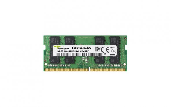 B26D4SC19/32G 32GB DDR4 2666MHz CL19 Notebook Belleği