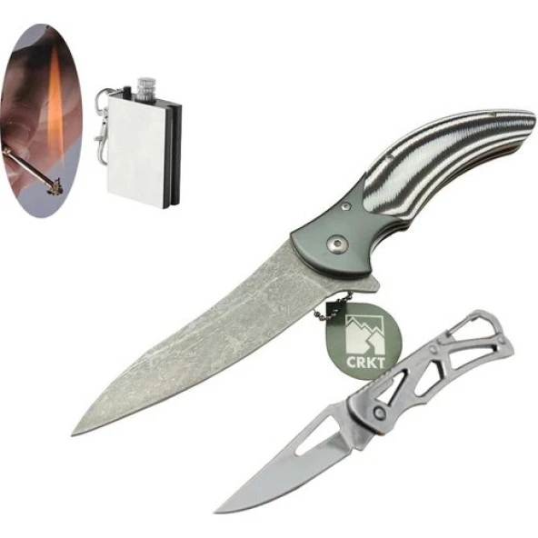 Alsepeteavm Crkt Serisi CR-0029-23 cm Fiber Çakı Seti SLN663