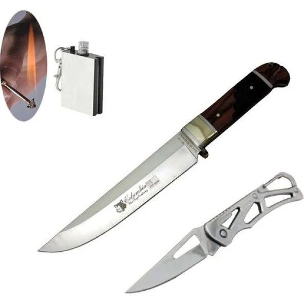 Alsepeteavm Columbia Serisi G18-30 cm Düz Kamp Bıçak Seti SLN490