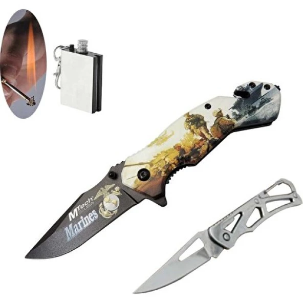 Alsepeteavm Mtech Serisi 4-23-2 20 cm Marines Çakı Seti SLN326