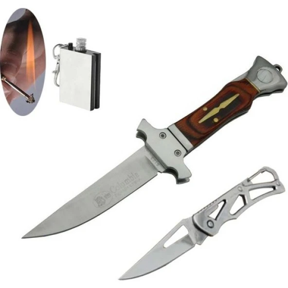 Alsepeteavm Columbia Serisi B-123-A-18 cm B123 Çakı Seti SLN17