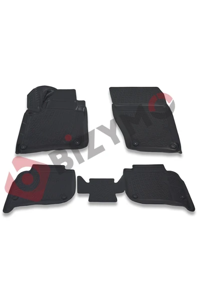 Volkswagen Touareg 2018 ve Sonrası 3D Paspas Takımı Bizymo ürün görseli 1