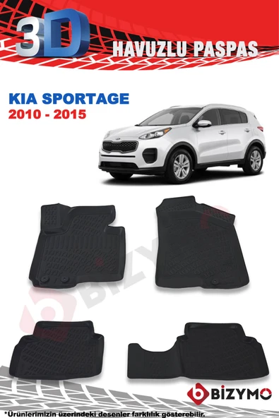 Kia Sportage 2010-2015 3D Paspas Takımı Bizymo - 2