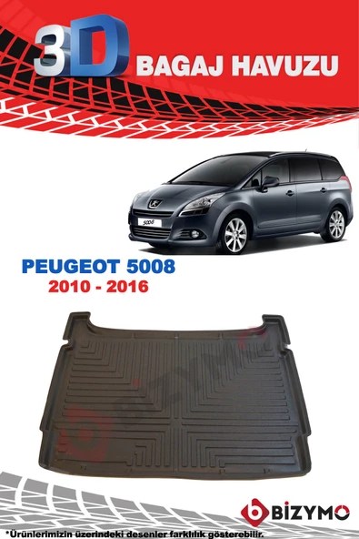 Citroen C4 Grand Picasso 2006-2013 3D Bagaj Havuzu Bizymo - 2