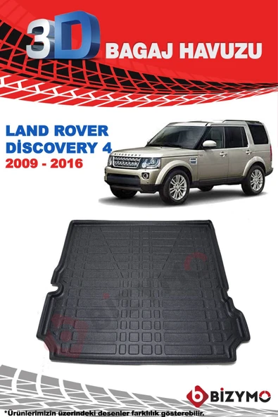 Land Rover Discovery 3 2004-2009 3D Bagaj Havuzu Bizymo ürün görseli 1