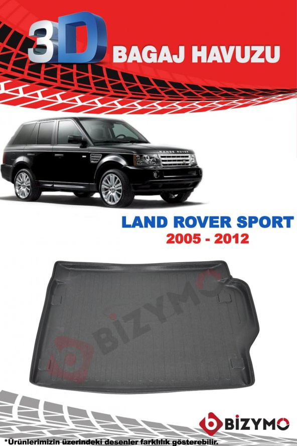 Land Rover Sport 2005-2012 3D Bagaj Havuzu Bizymo - Resim 2