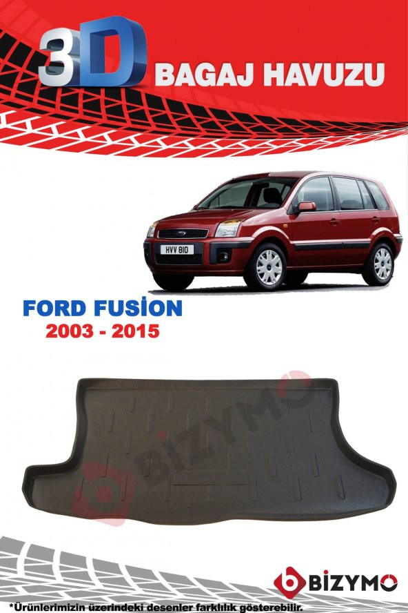 Ford Fusion 2003-2015 3D Bagaj Havuzu Bizymo - Resim 2