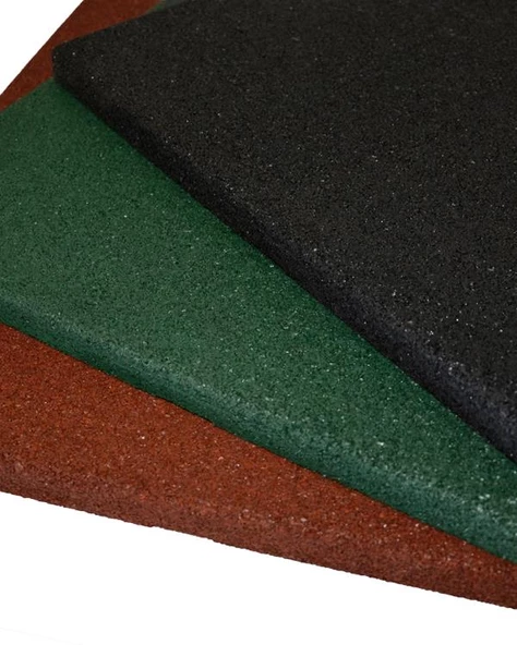 Kauçuk Zemin Kaplama - Karo Zemin Yeşil TSE Belgeli - 3