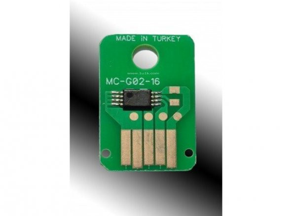 Canon G540 G640 Cihazları Atık mürekkep Tankı Chip Canon Mc-g02 B