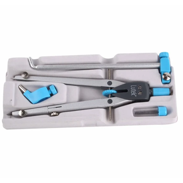 Lutek Uzatma Ayaklı Hassas Pergel Mavi LT-29004A ürün görseli 1