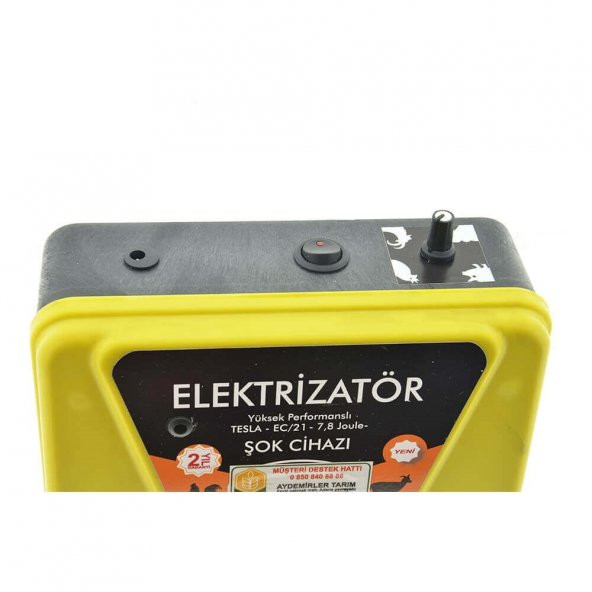 Güç Ayarlı Ayarlanabilir Elektrizatör Hayvan Şok Cihazı - 4