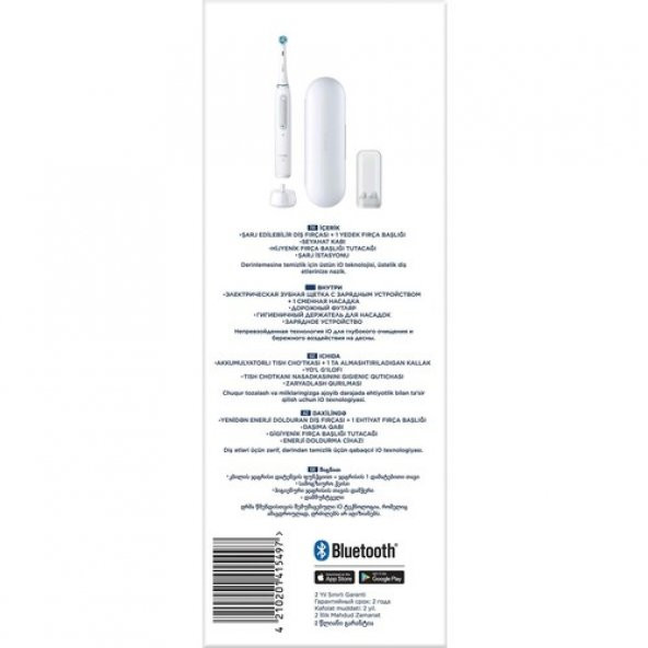 Oral-B iO 4 Şarjlı Diş Fırçası - Beyaz - 10