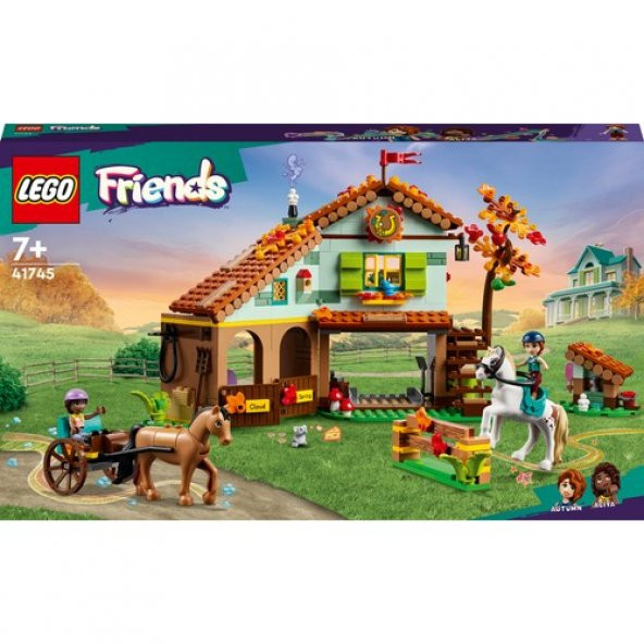 Friends Autumnun At Ahırı 41745 - 7 Yaş Ve Üzeri Çocuklar Için 2 Mini Bebek Ve 2 At Içe - 3