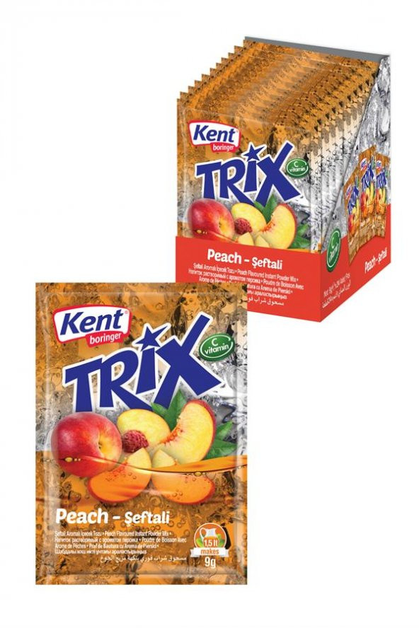 Şeftali Aromalı Toz İçecek 9g 24 adet