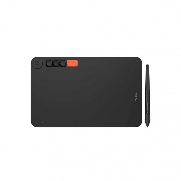 Veikk VO1060 10x6" 5 Kısayol Tuşlu Sağ/Sol El Uyumlu Grafik Tablet+Kalem - 2