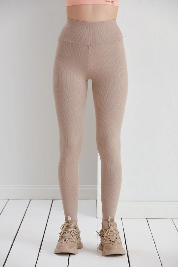 Yüksek Bel Toparlayıcı Fitilli Tayt Günlük Belden Toparlayıcı İnceltici ve Sıkılaştırıcı - 7