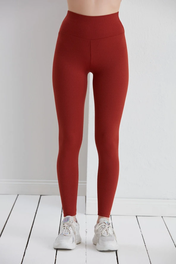 Yüksek Bel Toparlayıcı Fitilli Tayt Günlük Belden Toparlayıcı İnceltici ve Sıkılaştırıcı - 3