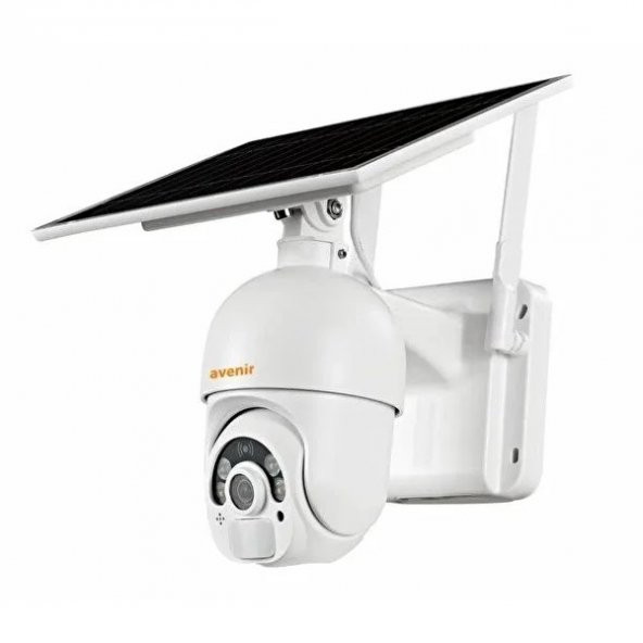 AVENİR AV-S410 4G SİM KARTLI GÜNEŞ ENERJİLİ (SOLAR) DIŞ ORTAM 360° HAREKETLİ AKILLI KAMERA - 4