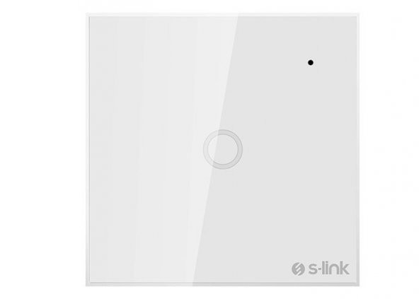 S-LINK SL-EG31 KABLOSUZ VE DOKUNMATİK AYDILATMA ANAHTARI 1Lİ WIFI TUYA DESTEKLİ