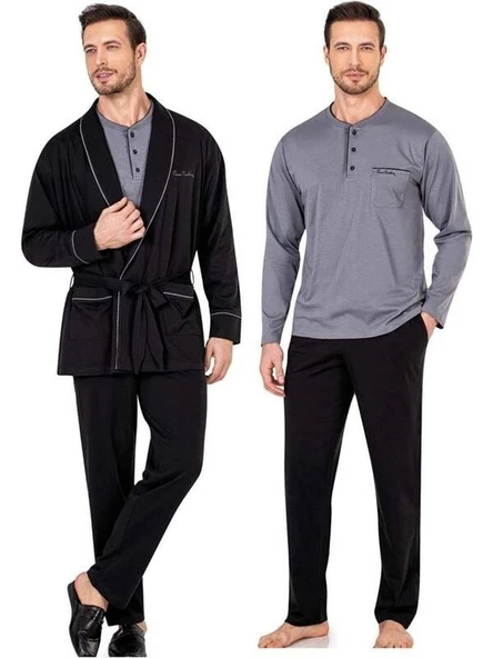 Pierre Cardin Erkek Çeyiz Set Takım 6lı Siyah - 2