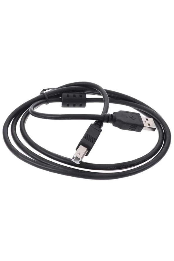 1.5 Metre Usb Yazıcı Kablosu Usb 2.0 Tip A Erkek - B Erkek Usb 2.0 Printer Kablo Usb A'dan B'ye 1.5m ürün görseli 1