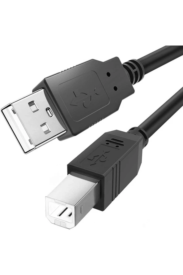 1.5 Metre Usb Yazıcı Kablosu Usb 2.0 Tip A Erkek - B Erkek Usb 2.0 Printer Kablo Usb A'dan B'ye 1.5m - Resim 5