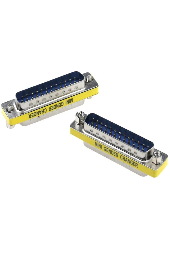 Db25 Erkek Erkek Çevirici 25 Pin M/m Db 25 Pin Kablo Dönüştürücü Paralel Dsub