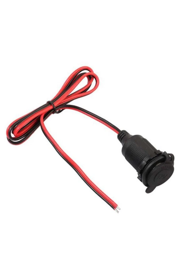 Dişi Araç Çakmaklık Uzatıcı Soket Vidalı Çakmaklık Soketi 12v/24v - 2