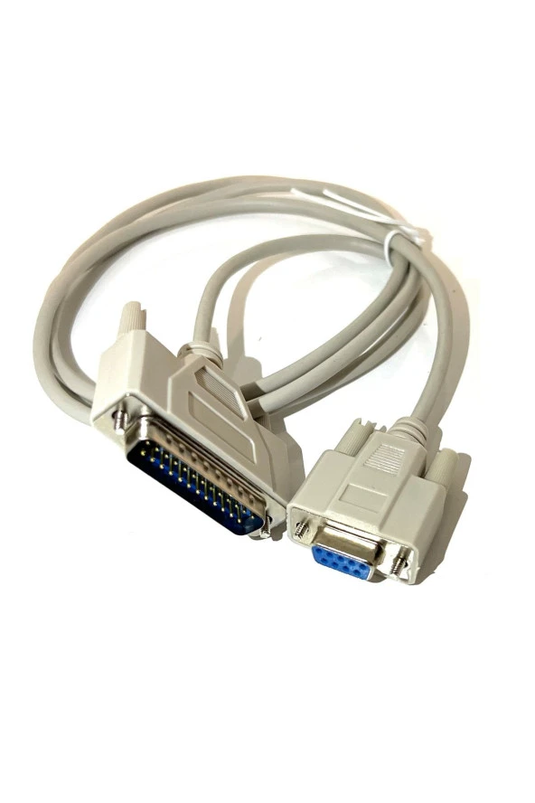 9 Pin 25 Pin Kablo Rs232 Db9 Dişi To Lpt Db25 Pin Erkek Çevirici Kablo Seri Paralel Yazıcı Kablosu - 1