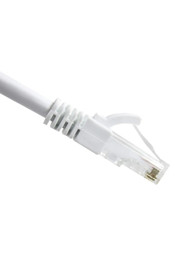 40 Metre Cat6 Patch Kablo 40m Ethernet Kablosu Utp Lan Kablosu Internet Kablosu Gri Renk - Resim 4