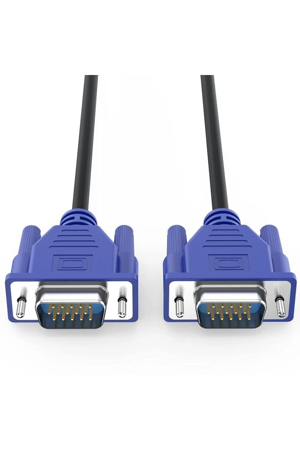 3 Metre Vga Kablo 15 Pin Erkek Erkek Vga Kablo 3m Monitör Tv Projektör Görüntü Kablosu - 2