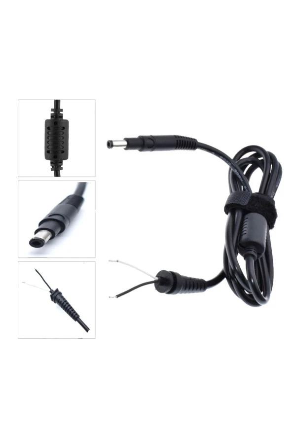 4.8x1.7mm Dc Kablo Hp Compaq Laptop Adaptör Tamir Kablosu 4.8*1.7mm Şarj Cihazı Fiş Kablo Uzun Boğum ürün görseli 1