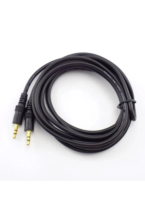 5 Metre 3.5mm Stereo Aux Kablosu Aux Erkek Erkek 3.5mm Ses Kablosu 5m Audio Cable - 3