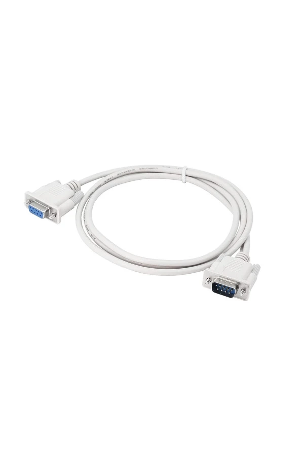 1.5 Metre Db9 Dişi Erkek Kablo Rs232 Seri 9 Pinli Veri Kablosu