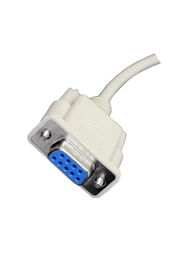 1.5 Metre Db9 Dişi Erkek Kablo Rs232 Seri 9 Pinli Veri Kablosu - 5