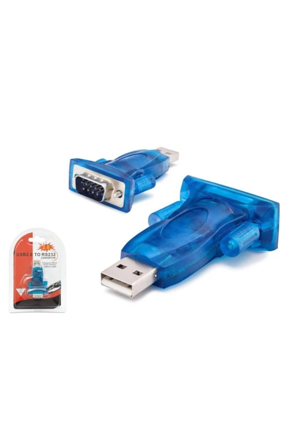 Usb 2.0 To Rs232 Seri Com Db9 Çevirici Apara Usb Rs232 9 Pin