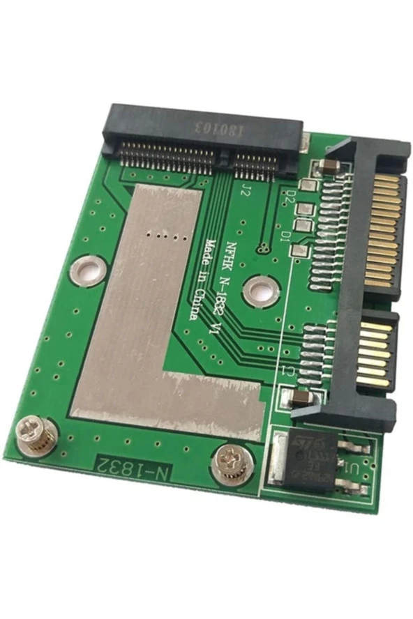 Msata To Sata Çevirici Msata (mini Sata) Ssd To Sata Çevirici Dönüştürücü Adaptör Mini Pcıe Msata