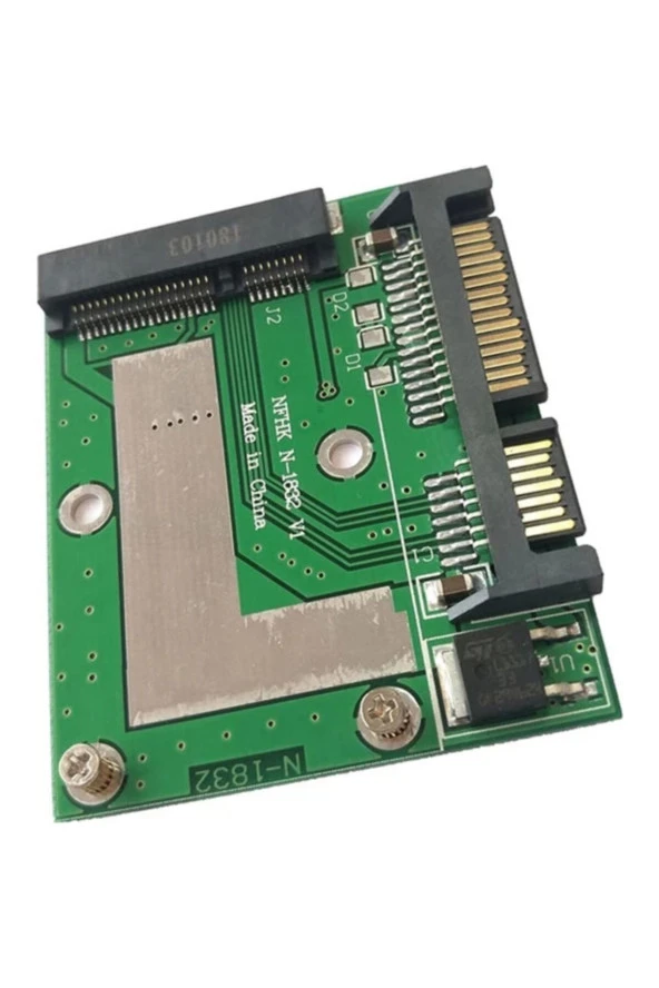 Msata To Sata Çevirici Msata (mini Sata) Ssd To Sata Çevirici Dönüştürücü Adaptör Mini Pcıe Msata - 2