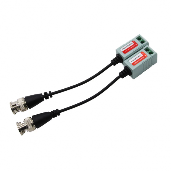 Video Balun Çift Bnc Pasif Sinyal Alıcı-vericileri Hd-cvı/tvı/ahd Cctv Güvenlik Kamera Sistemi Için - 2