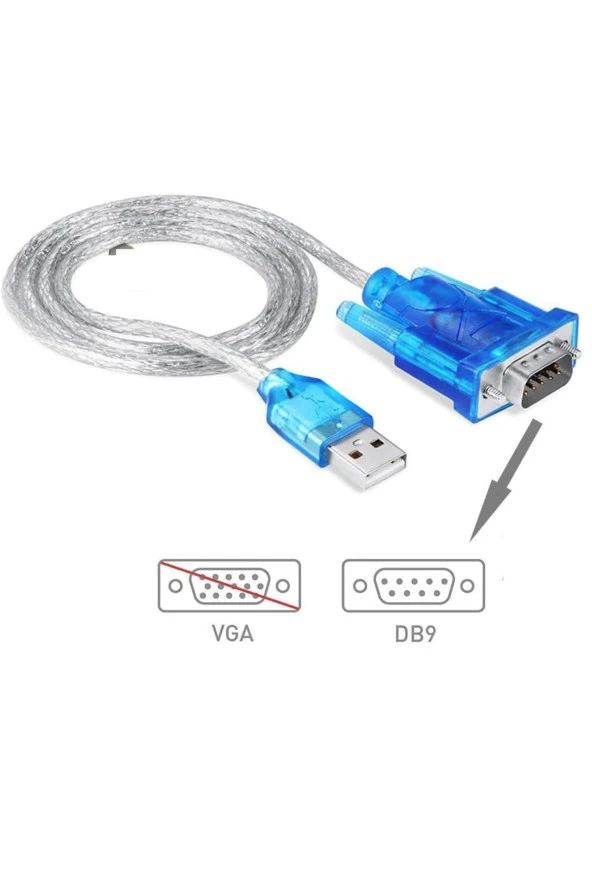 Usb Rs232 Çevirici Kablo Usb - Seri Rs232 Db9 - 4