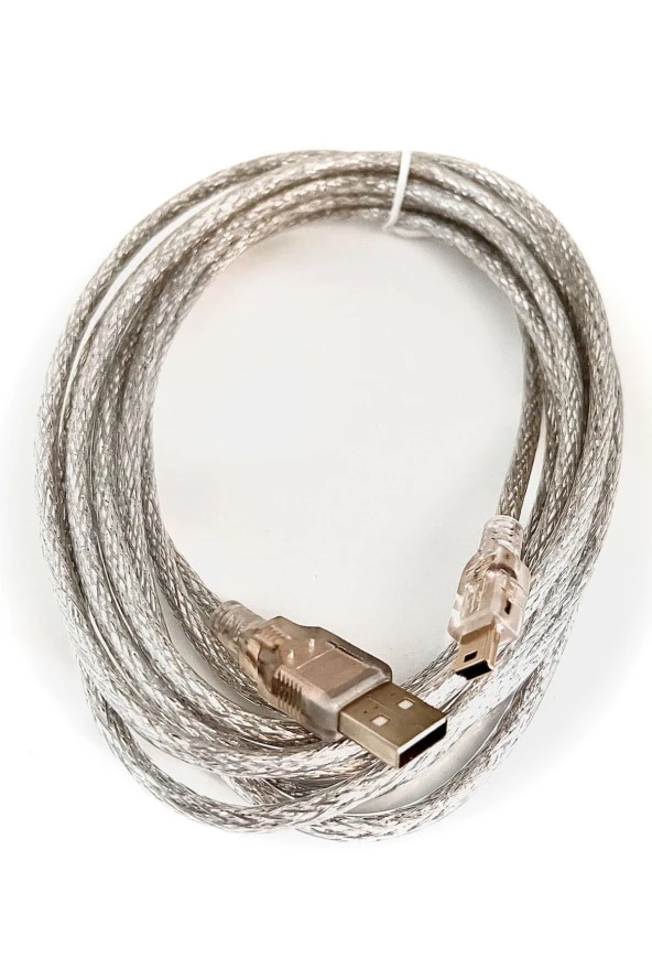 3 Metre Mini Usb Kablo 5 Pin Usb Kablosu 3m Usb 2.0 A Erkek Mini B 5pin Erkek Data Kablo