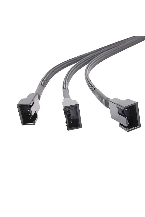 4 Pin Pwm Fan Kontrol Kablosu 4p Dişi 3+3+4p Erkek 4pinli Fan Uzatma Fan Çoklayıcı Pwm Kablo - Resim 4