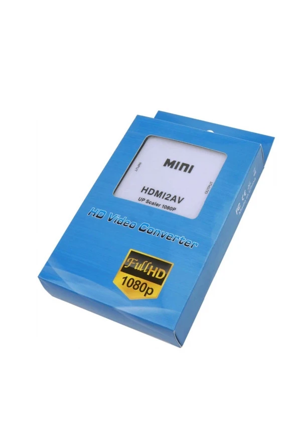 Hdmi To Rca Görüntü Ve Ses Dönüştürücü Çevirici Hdmı In Av Out Converter Adaptör Lale Cvsb - 2