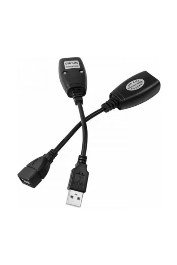 Usb Rj45 Extenderrj45 Usb Ek Uzatıcı Cat5e 6 Kablosu Ekleme Extensıon Extender Rj45 Usb Uzatma - Resim 2