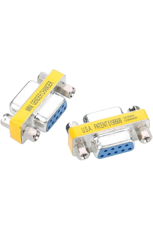 DB9 Dişi Dişi Rs232 Dönüştürücü Seri Kablo Ara Uzatma RS 232 Dişi 9 Pin - 4