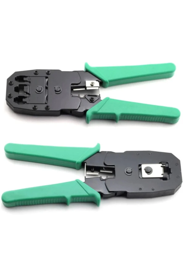 Rj 45 Pensesi Rj45 Rj11 Rj12 Universal Sıkma Pensesi 3lü Konnektör Pense Internet Kablo Soyucu Crimp - 2