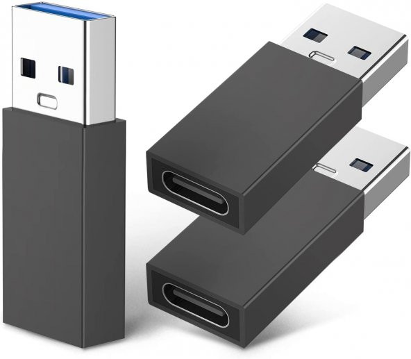 Usb 3.1 Type C Dişi To Usb 3.0 Erkek Usb 3.0 To Type C Şarj Ve Data Metal - Resim 3