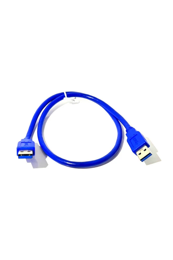 60cm Usb 3.0 Erkek Erkek Kablo Usb 3.0 Tip A Erkek M/m 60 Cm Usb Erkek  Uyumlu - Resim 2