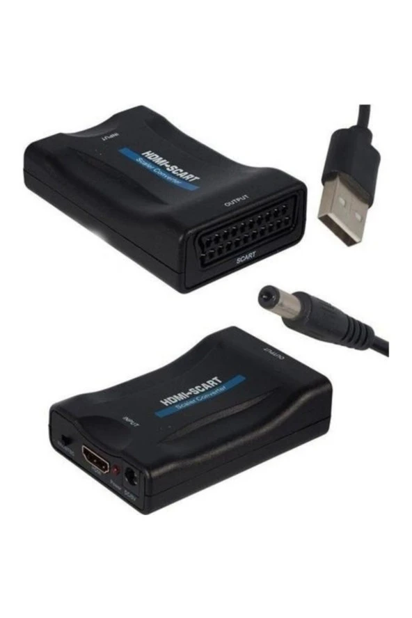 Hdmı To Scart Av Video Çevirici Dönüştürücü Adaptör Hdmi Dan Skart Çevirici - 2